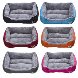 Cross-border pet blanket mat cat and dog flannel blanket autumn and winter warm blanket pet sleeping mat wholesale