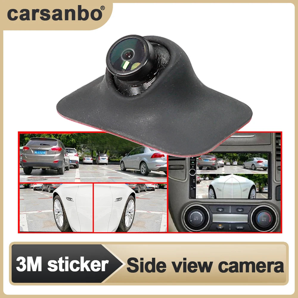 Carsanbo Car Universal Reversing Camera 720P Rear View Camera 170 AHD Night Vision Car Front Rear sIDEView Camera