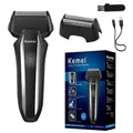 Men's powerful electric shaver for men face beard shaving machine rechargeable foil electric razor with extra mesh