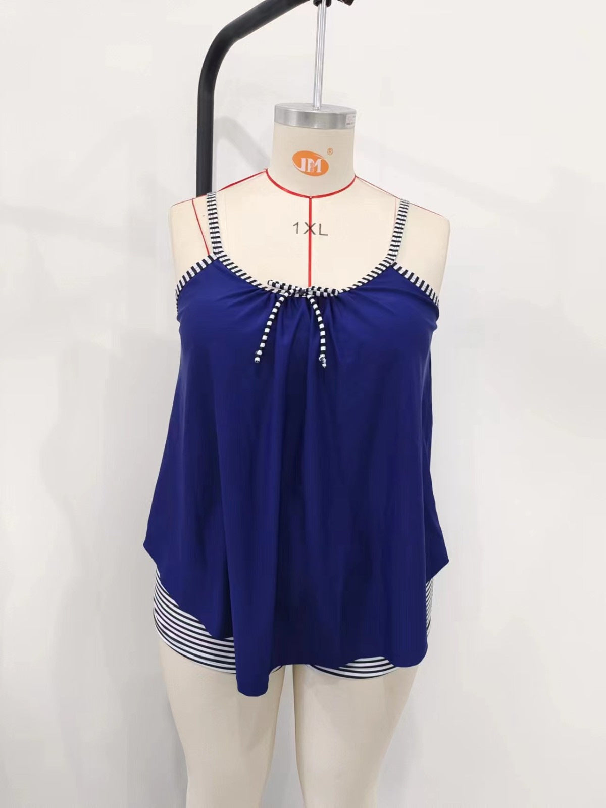 European Conservative Split Swimsuit for Women Foreign Trade Cross-Border Tankini Loose Large Size Swimsuit Beach Split Swimsuit