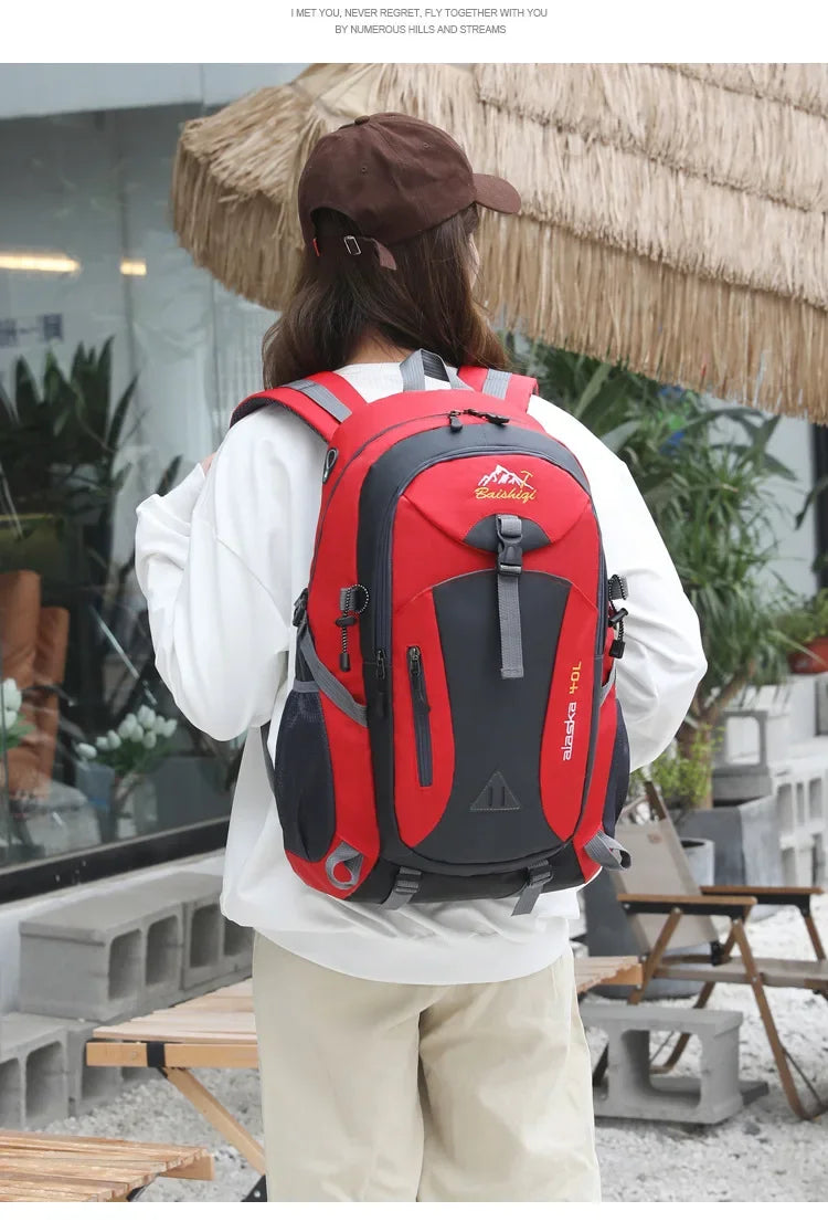 Men's and Women's Travel Backpacks, New Lightweight Outdoor Hiking Bags, Large-Capacity Travel Bags, Camping Storage Backpacks