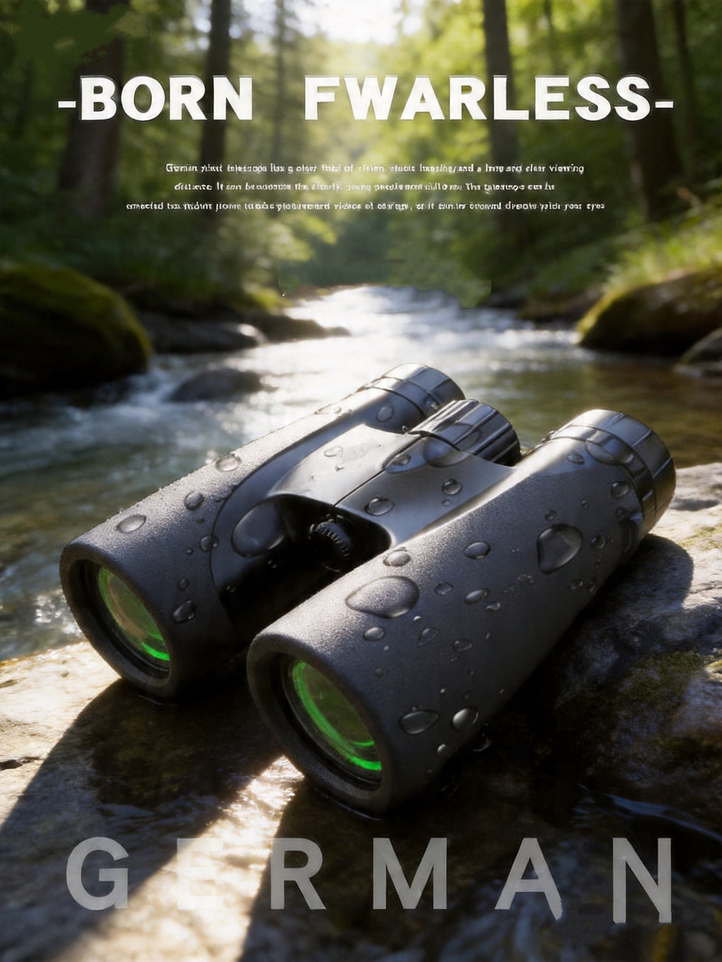 German Binoculars with High Magnification and High Definition, Professional-Grade, Portable, Night Vision, Outdoor Concert, Mobile Phone Photography