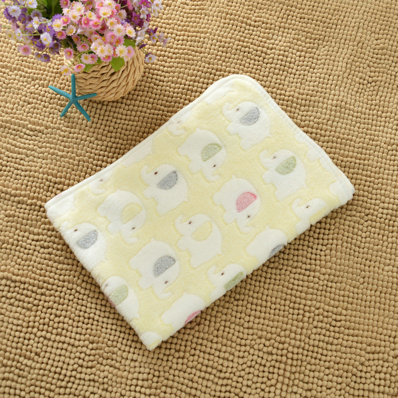 Cross-border pet blanket mat cat and dog flannel blanket autumn and winter warm blanket pet sleeping mat wholesale