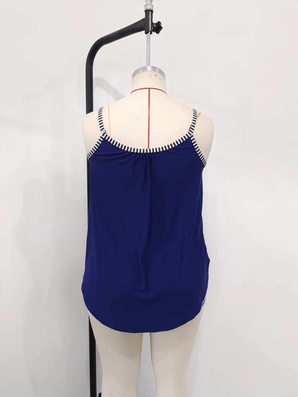 European Conservative Split Swimsuit for Women Foreign Trade Cross-Border Tankini Loose Large Size Swimsuit Beach Split Swimsuit