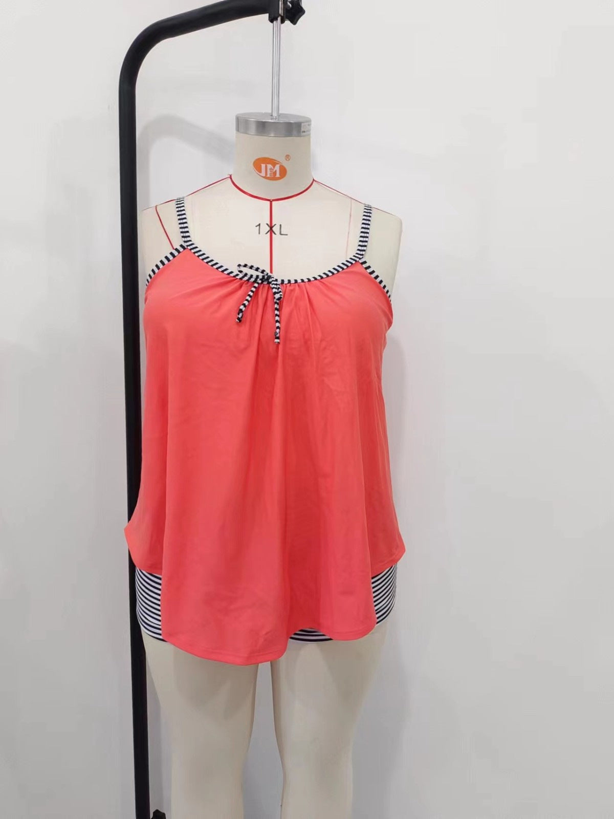 European Conservative Split Swimsuit for Women Foreign Trade Cross-Border Tankini Loose Large Size Swimsuit Beach Split Swimsuit