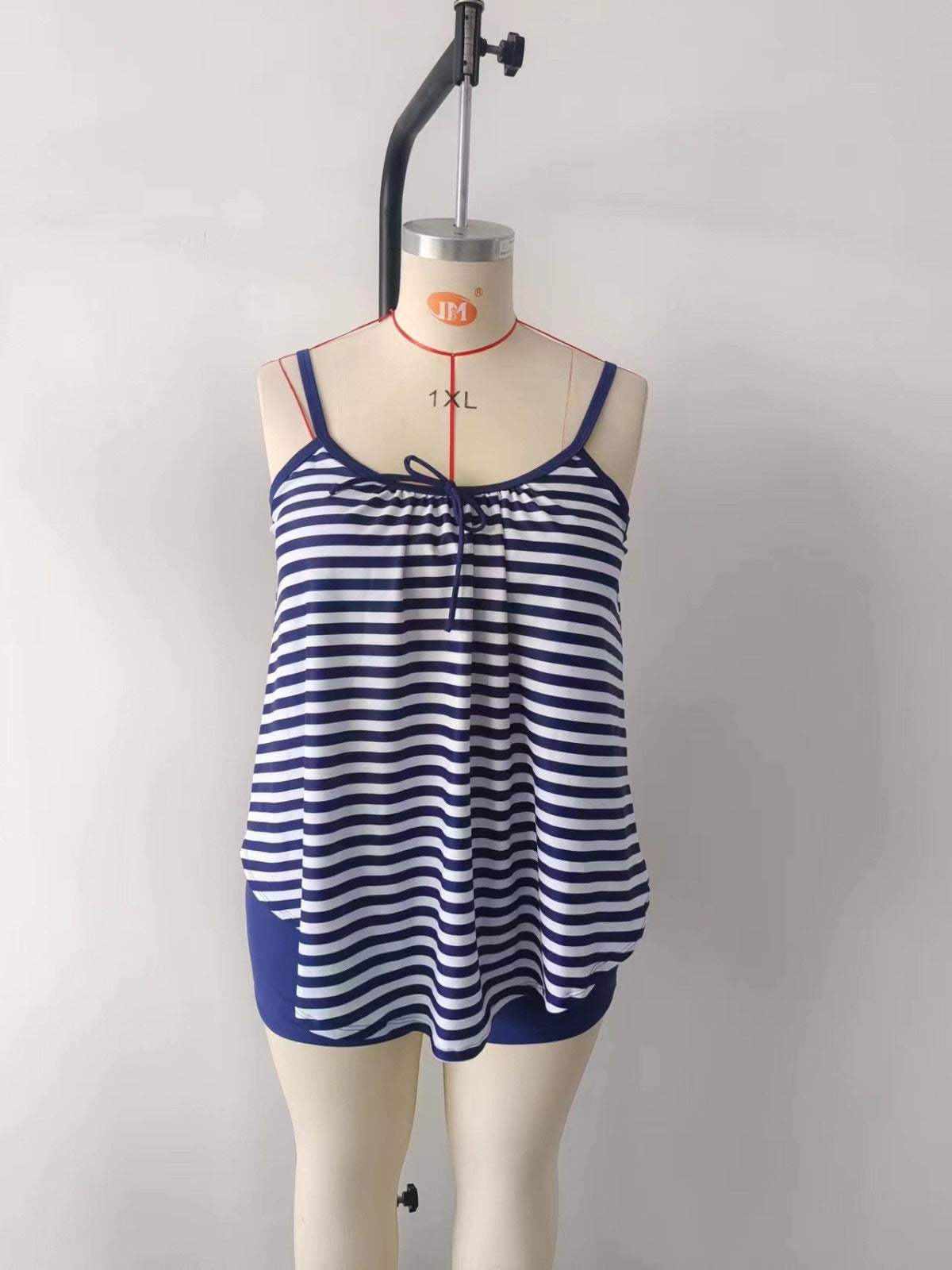 European Conservative Split Swimsuit for Women Foreign Trade Cross-Border Tankini Loose Large Size Swimsuit Beach Split Swimsuit