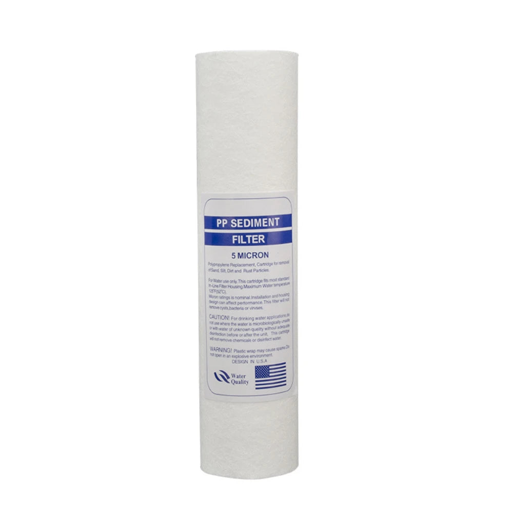 Waternoble 10 Inch X 2.5 Inch Compatible Replacement Filter Set for GE GXWH04F GXWH20F GXWH20S 5 Micron Water Filter Cartridges
