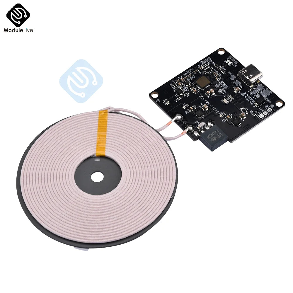New Invisible Wireless Charger Module 13MM Long-Distance Wireless Charging Motherboard DIY Wireless Charger QI Coil