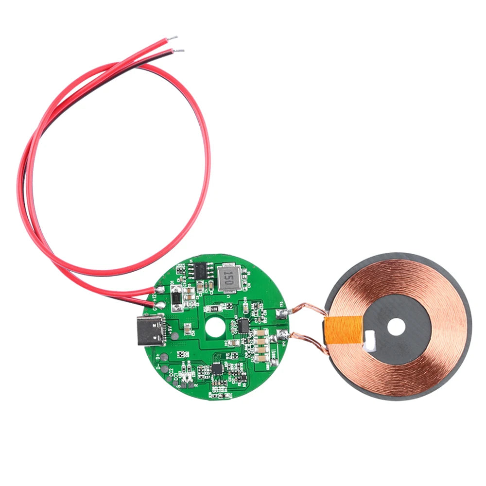 Wireless Charger Station TYPE-C 20W High Power Fast Charger Wireless Charger Transmitter Module Spacer 0-10MM