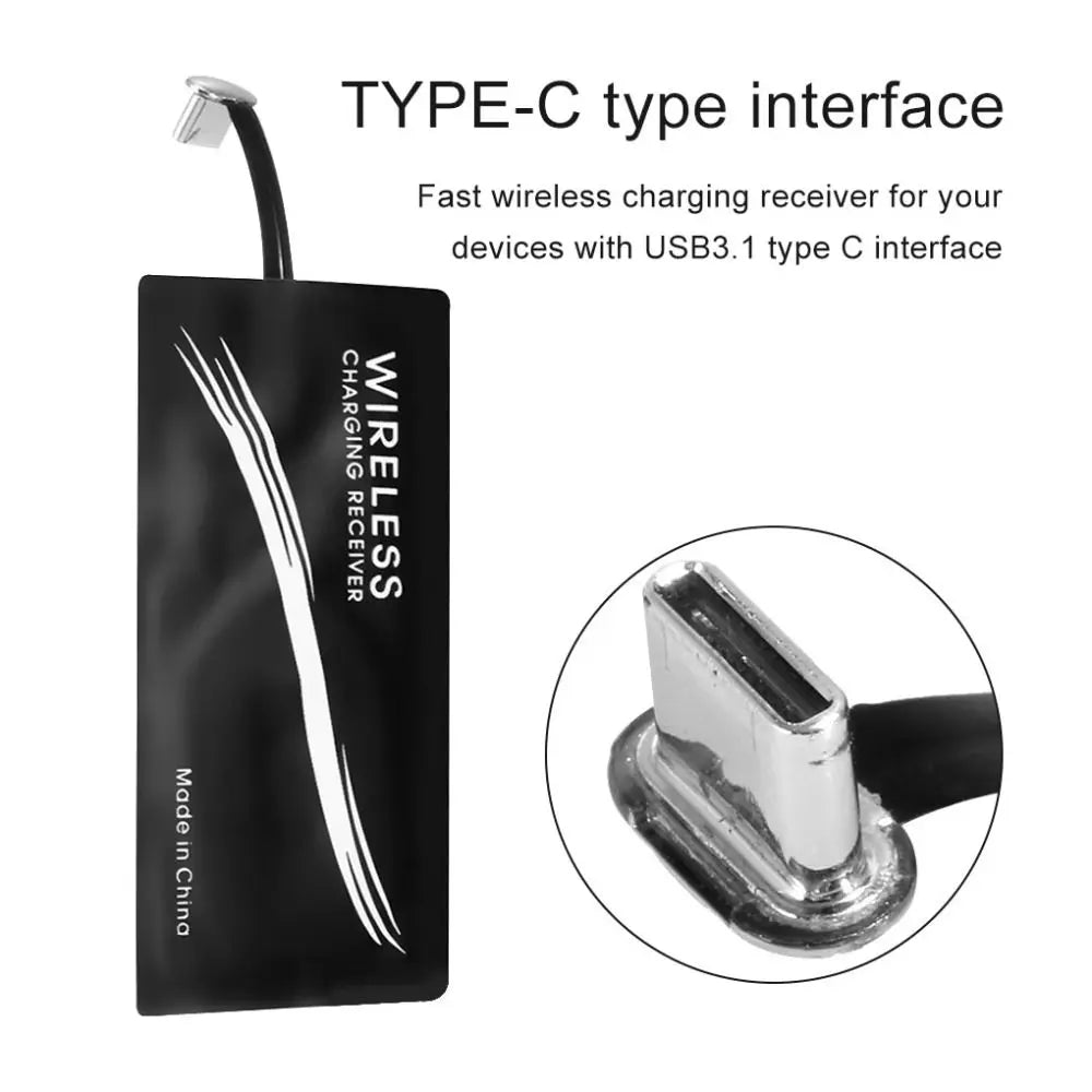 Charging Receiver Phone Accessories Charger Adapter Wireless Charger Type C Charging Dock Wireless Charger Receiver