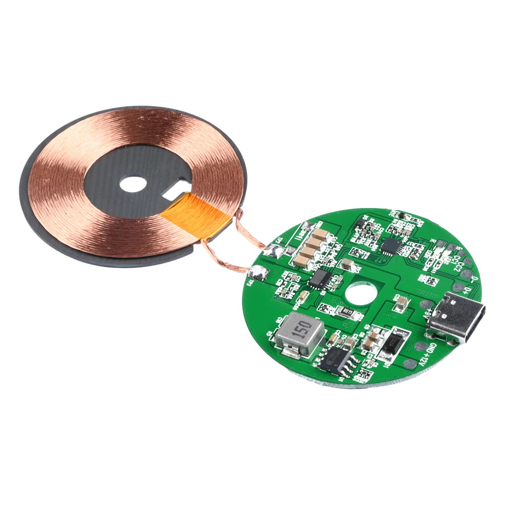 Wireless Charger Station TYPE-C 20W High Power Fast Charger Wireless Charger Transmitter Module Spacer 0-10MM