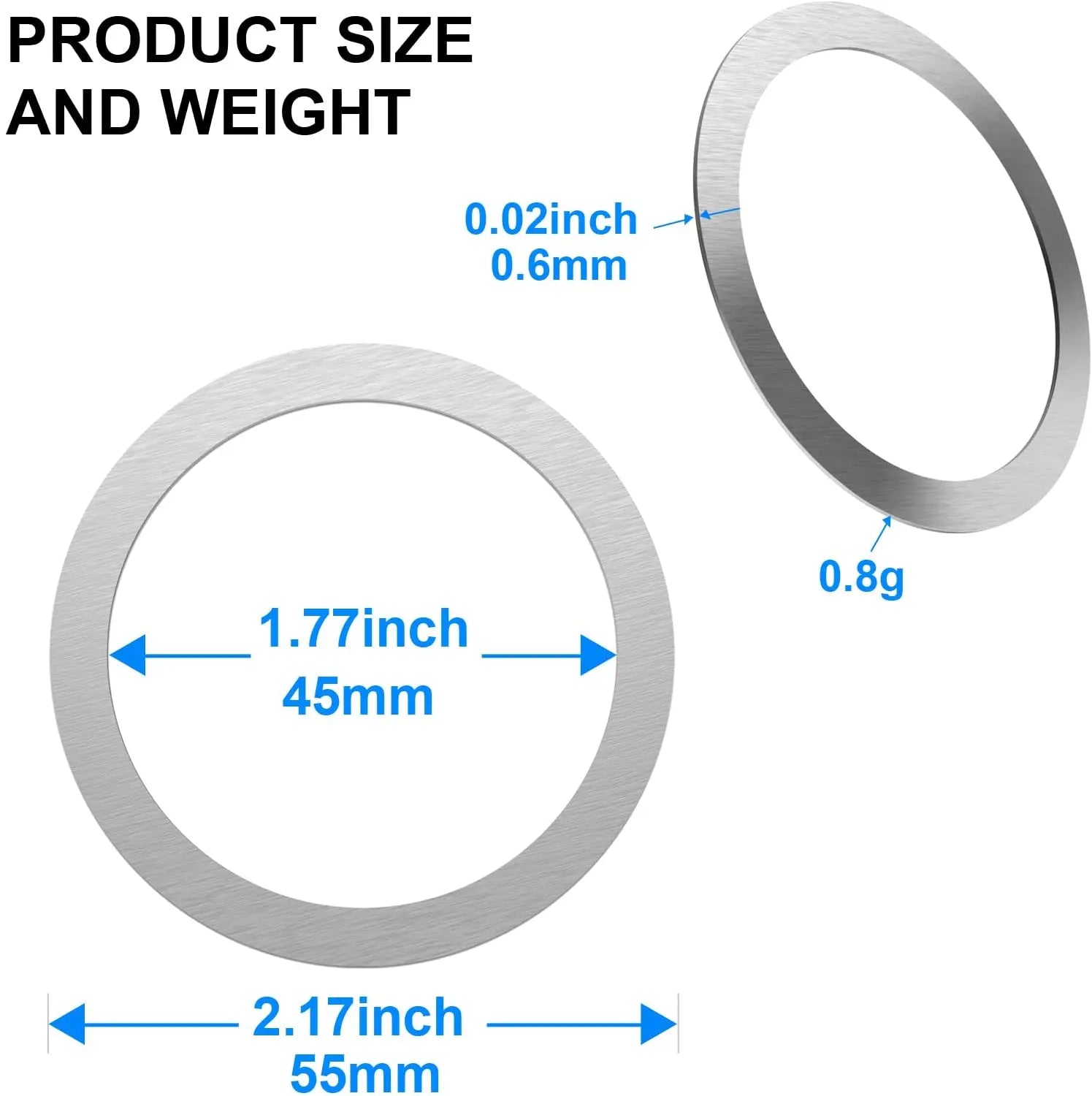 Universal Metal Rings Plate Magnetic Wireless Charger Sticker for Magsafe Wireless Charger Car Phone Holder Sheet  phone holder