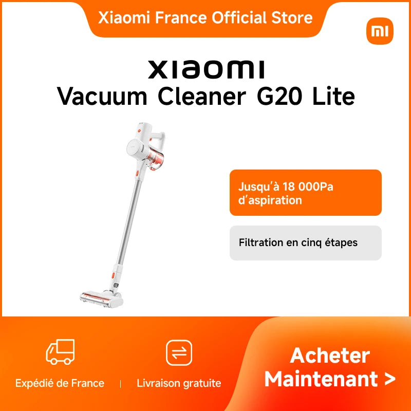 [Official] Xiaomi Vacuum Cleaner G20 Lite | up to 18,000 Pa Spiration, five-step Filtration