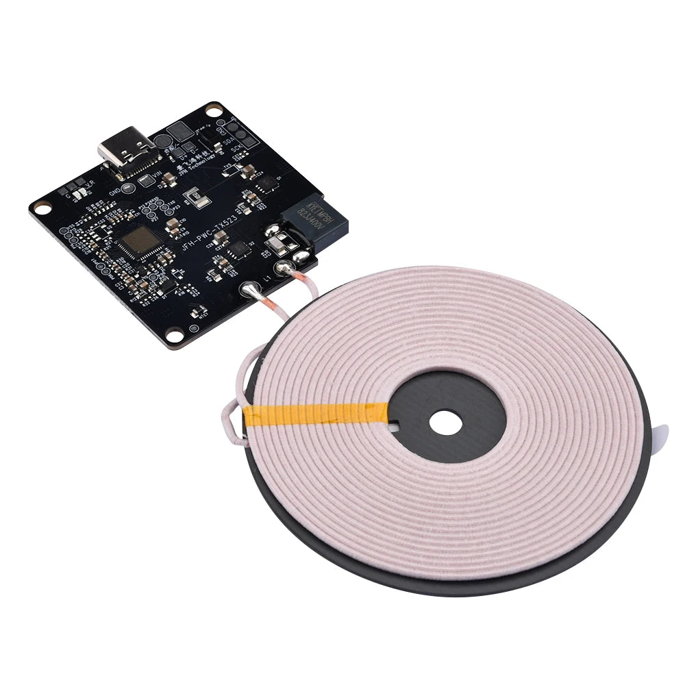 New Invisible Wireless Charger Module 13MM Long-Distance Wireless Charging Motherboard DIY Wireless Charger QI Coil