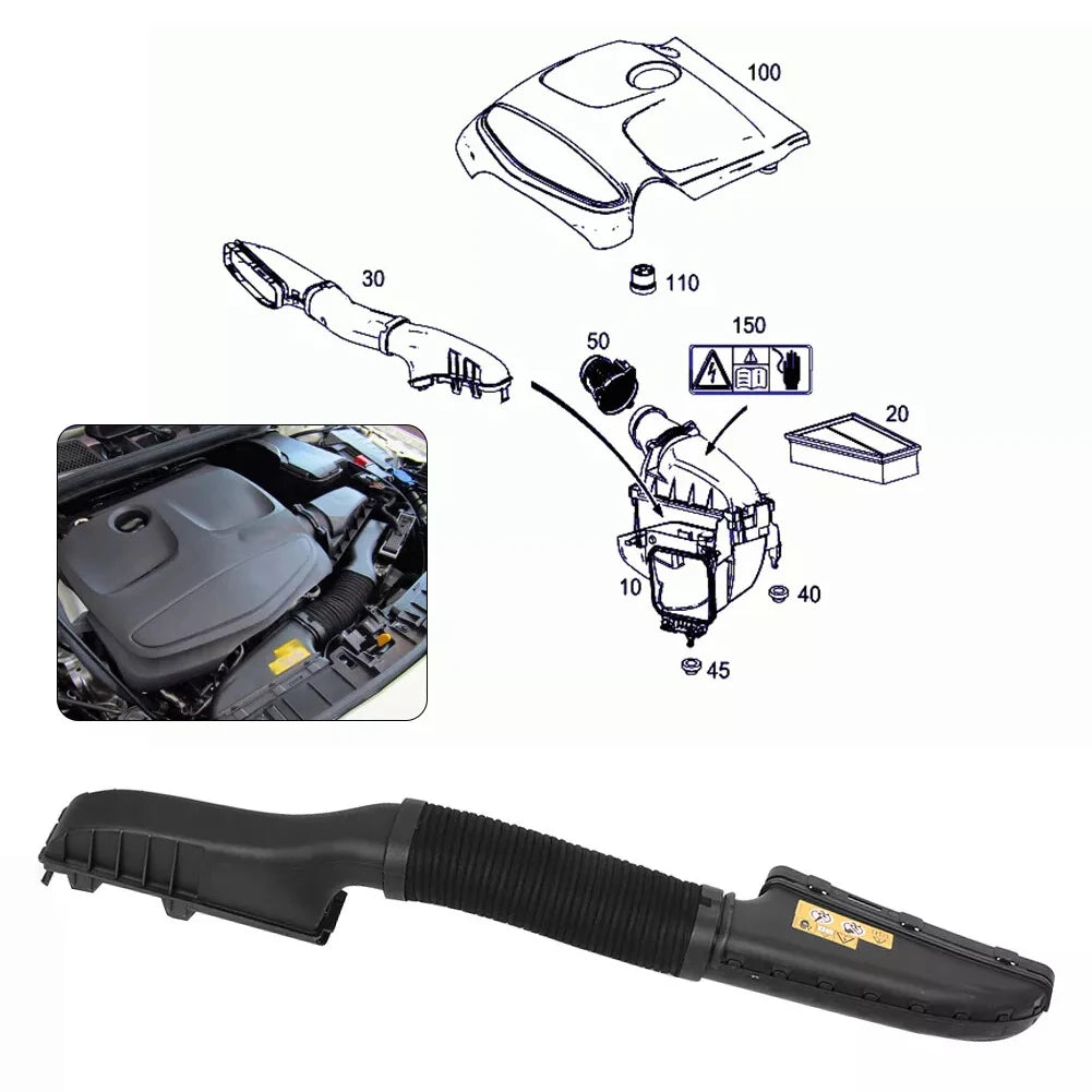 Air Cleaner Intake-Inlet Duct Hose For Mercedes For Benz GLA200 GLA220 GLA260 X156 GLA250 A2700900382 For AMG Air Intake Hose
