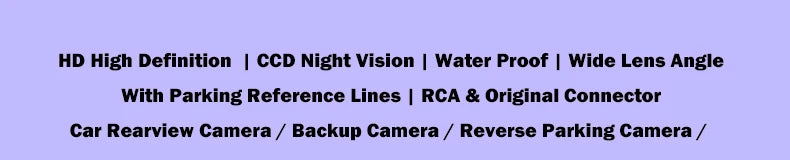Rear View Reversing Camera for Ford Mustang 2010 to Date Android Screen OEM Style HD AHD1080P Camera Accessories