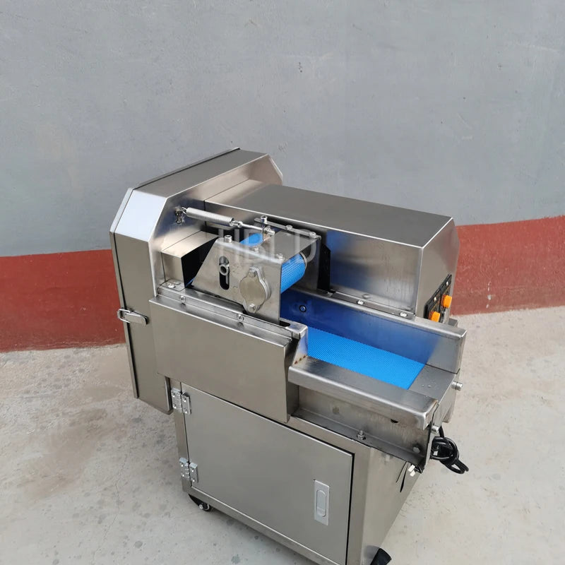 Commercial Restaurant Electric Vegetable Slicer Fully Automatic Onion Green Vegetable Leek Chopper Kitchen Home Appliance