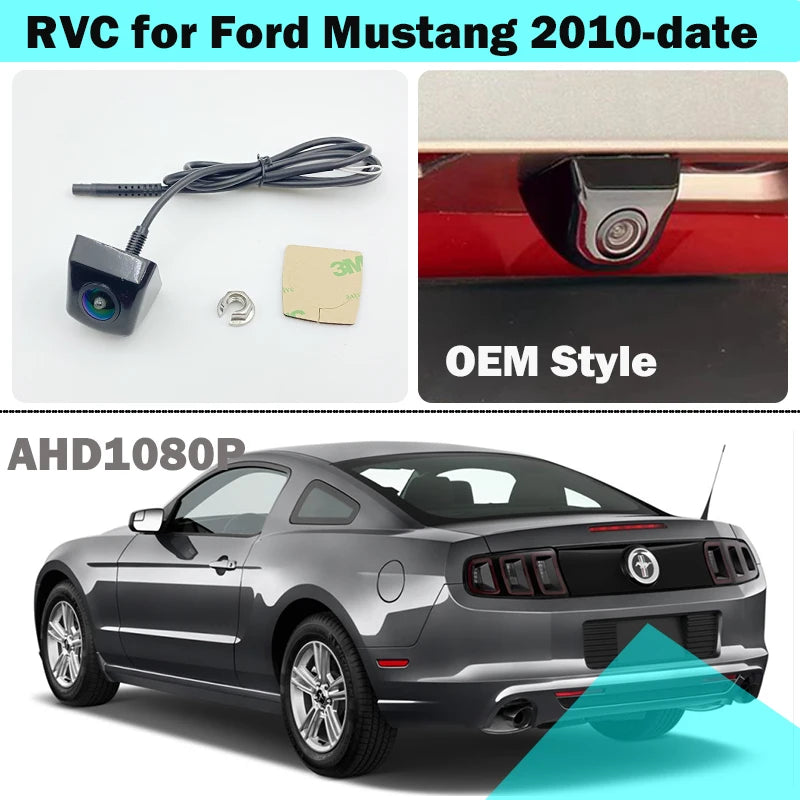 Rear View Reversing Camera for Ford Mustang 2010 to Date Android Screen OEM Style HD AHD1080P Camera Accessories
