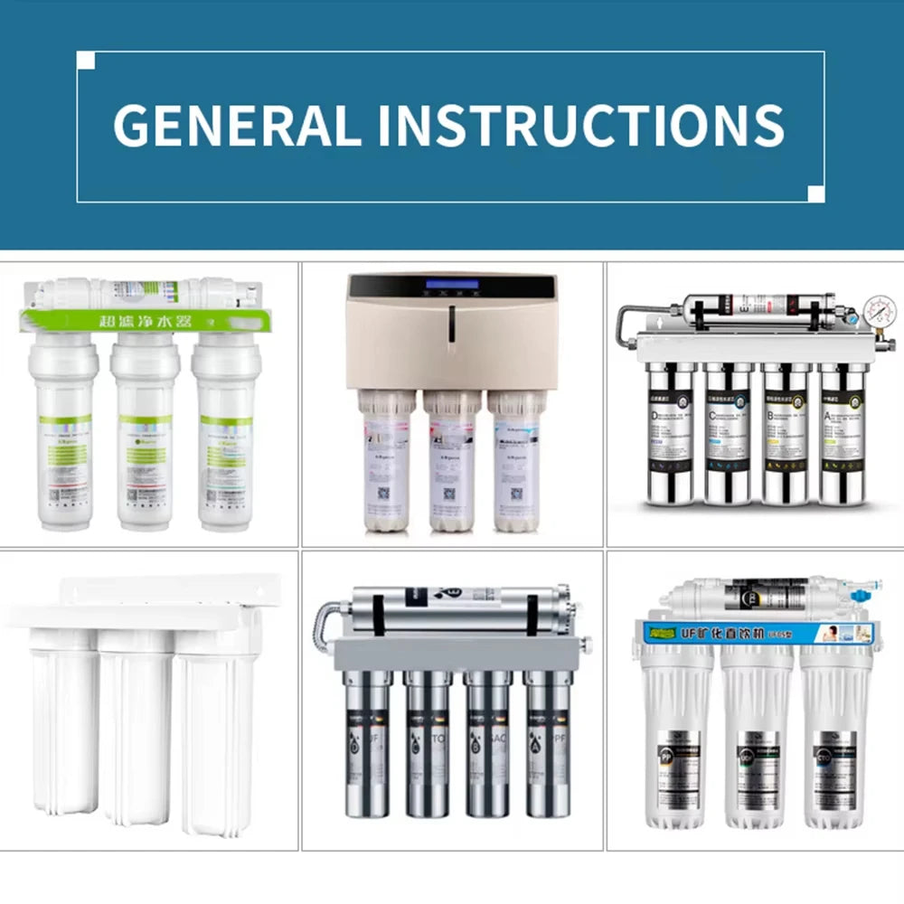 Waternoble 10 Inch X 2.5 Inch Compatible Replacement Filter Set for GE GXWH04F GXWH20F GXWH20S 5 Micron Water Filter Cartridges