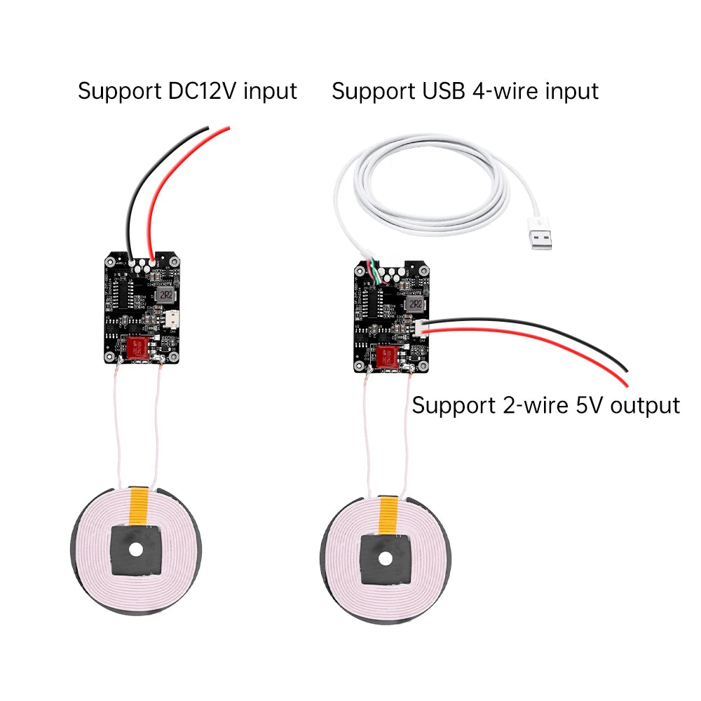 20W High Power Wireless Fast Charger Wireless Charger Motherboard Fast Charger Wireless Charger Transmitter Module 5V9V12V