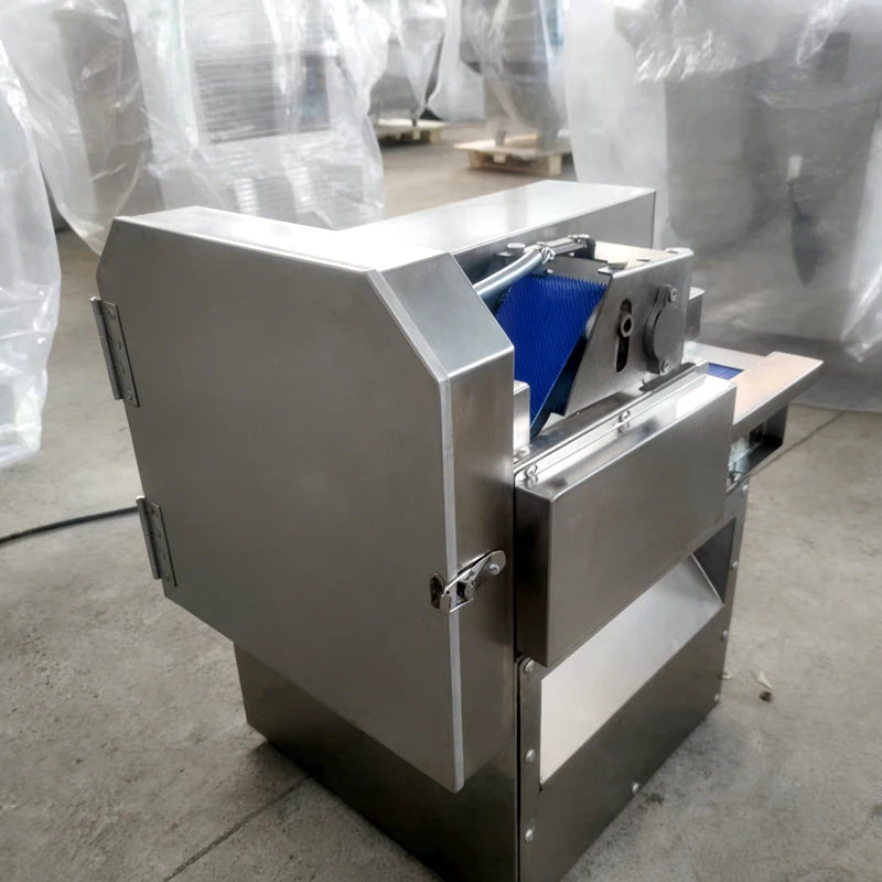 Commercial Restaurant Electric Vegetable Slicer Fully Automatic Onion Green Vegetable Leek Chopper Kitchen Home Appliance