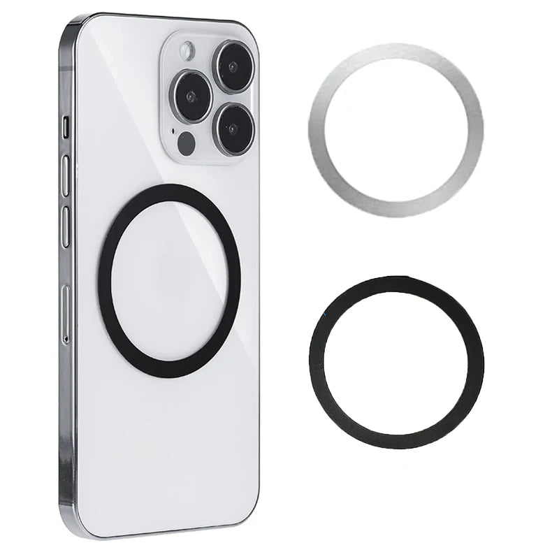 Universal Metal Rings Plate Magnetic Wireless Charger Sticker for Magsafe Wireless Charger Car Phone Holder Sheet  phone holder