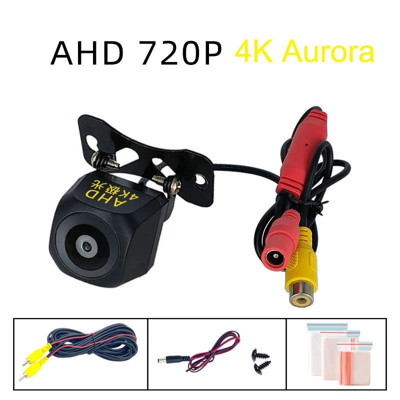 [TG813]AHD Car Rear View Camera 12V Night Vision Backup Parking Reverse Camera Waterproof HD Color Image Video Vehicle Camera