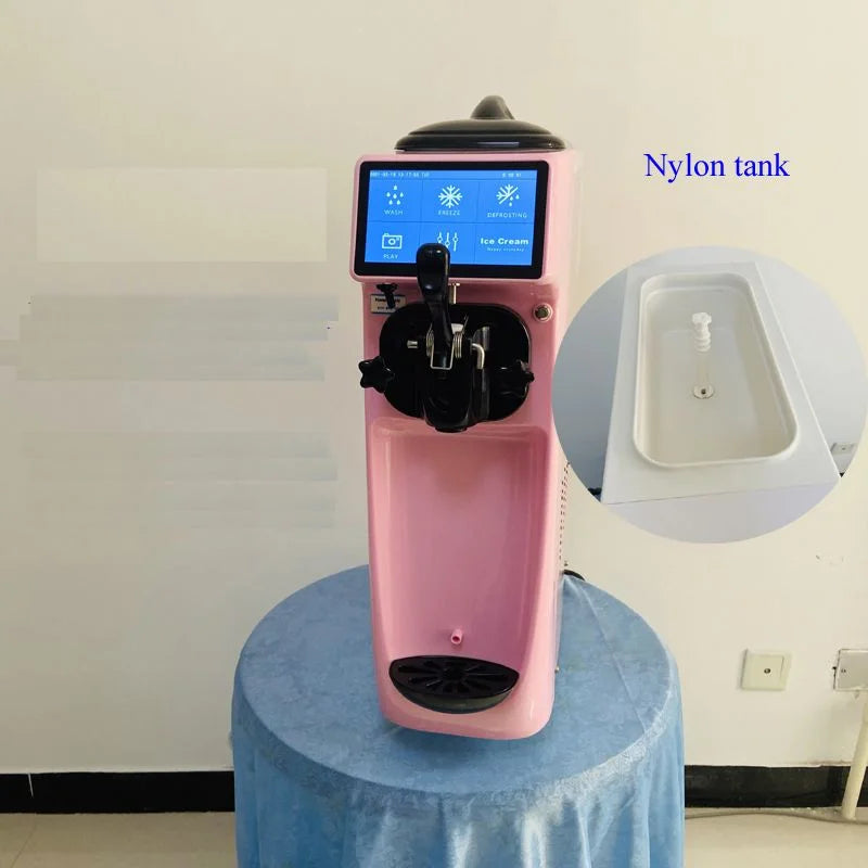 Patent High Tech Super Silence Ice Cream Maker Machine Mini Countertop Soft Ice Cream Machine