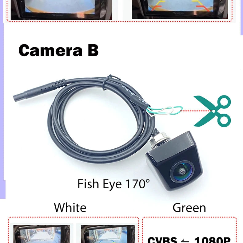 Rear View Reversing Camera for Ford Mustang 2010 to Date Android Screen OEM Style HD AHD1080P Camera Accessories