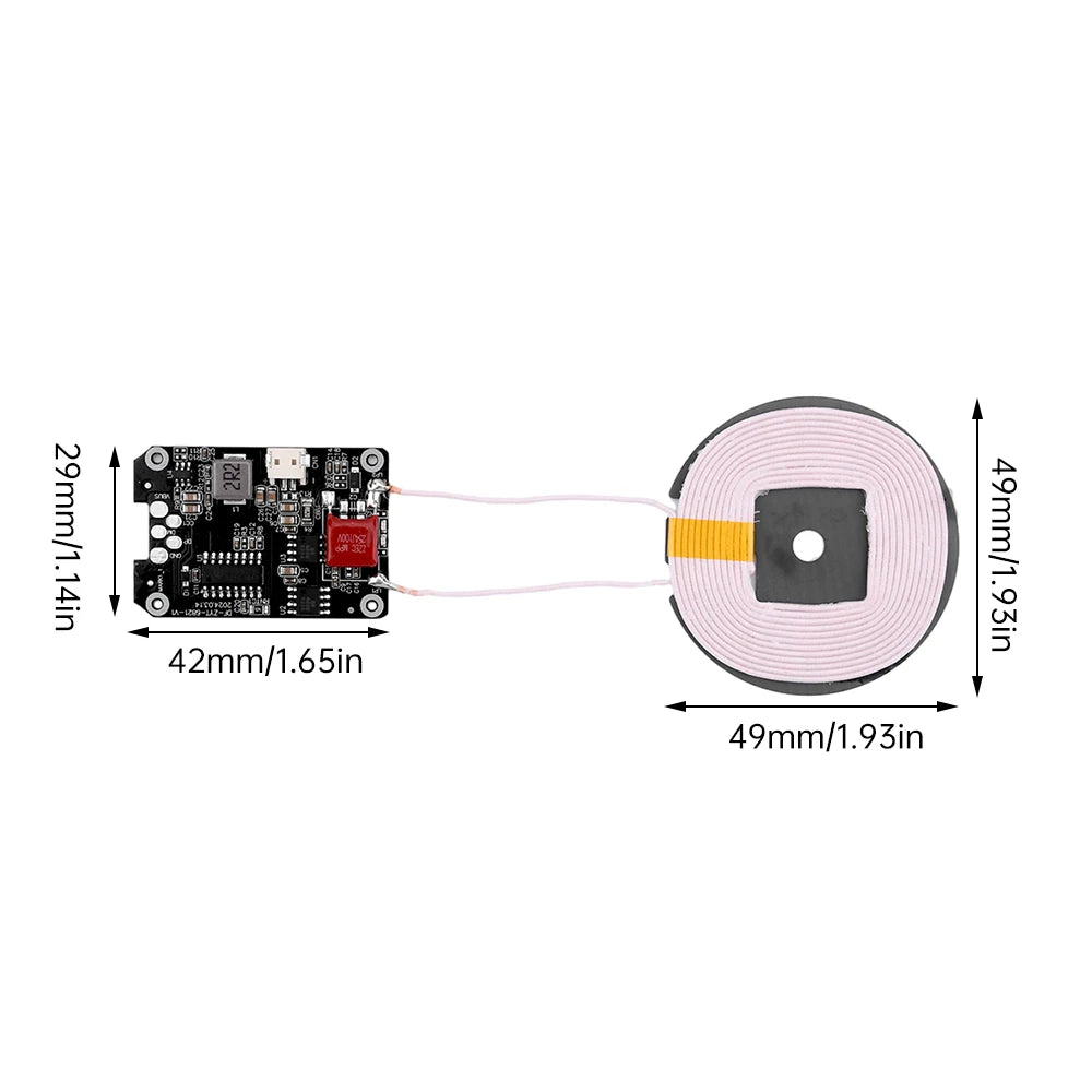 20W High Power Wireless Fast Charger Wireless Charger Motherboard Fast Charger Wireless Charger Transmitter Module 5V9V12V