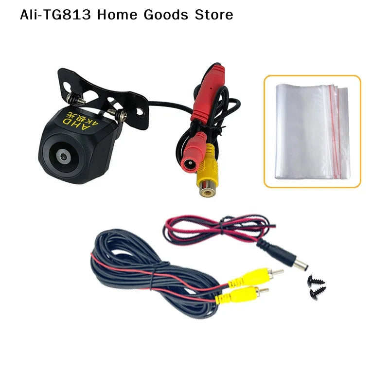 [TG813]AHD Car Rear View Camera 12V Night Vision Backup Parking Reverse Camera Waterproof HD Color Image Video Vehicle Camera