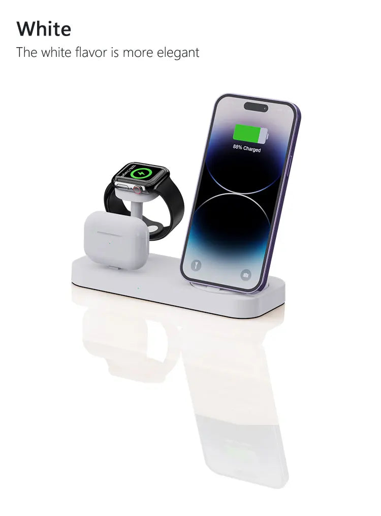 4-in-1 desktop wireless charger It can charge mobile phones, watches and headphones