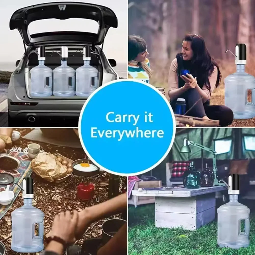 Drinking fountain Electric Portable Water Pump Dispenser USB Charging Automatic Drinking Bottle Switch Silent Touch 19 liters