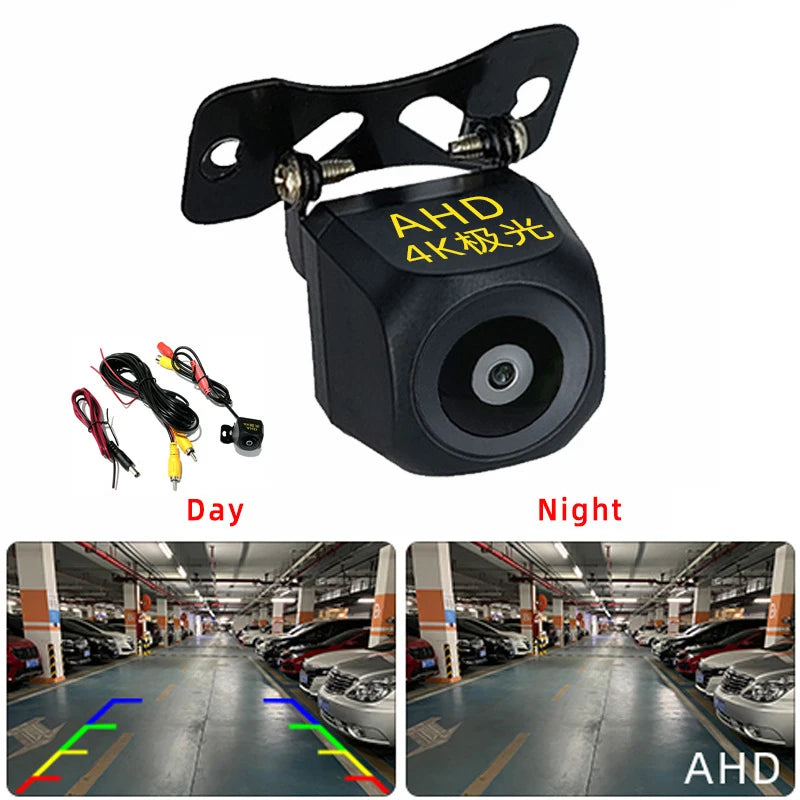 [TG813]AHD Car Rear View Camera 12V Night Vision Backup Parking Reverse Camera Waterproof HD Color Image Video Vehicle Camera