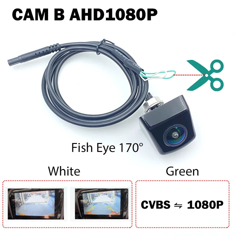 Rear View Reversing Camera for Ford Mustang 2010 to Date Android Screen OEM Style HD AHD1080P Camera Accessories