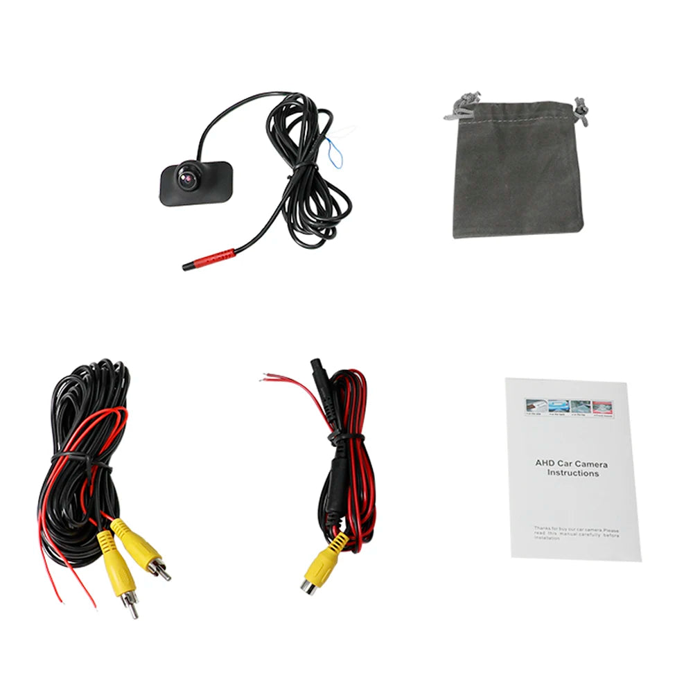 Carsanbo Car Universal Reversing Camera 720P Rear View Camera 170 AHD Night Vision Car Front Rear sIDEView Camera
