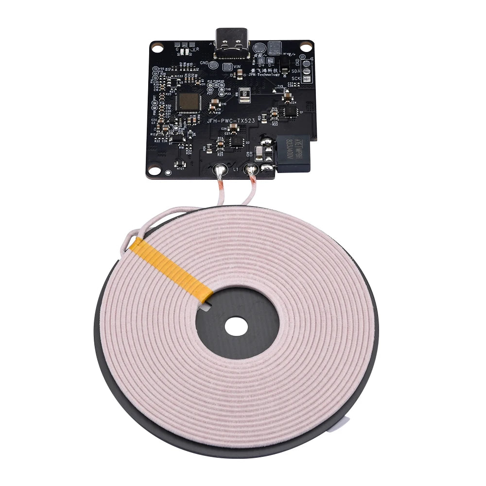 New Invisible Wireless Charger Module 13MM Long-Distance Wireless Charging Motherboard DIY Wireless Charger QI Coil