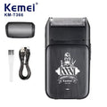 Kmei KM-T366 Shaver Professional Razor Electric Shaving Machine Portable Beard Trimmer Rechargeable Razor Mini Shaver for Men