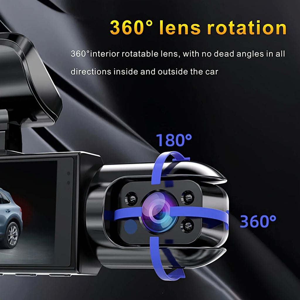 Dash Cam for cars 1080P Car DVR Video Recorder Dual car camera Front Inside View Camera Loop Recording WiFi Monitor Dashcam