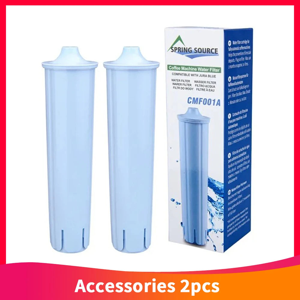 CMF001A Spring Source Coffee Machine Water Filter Replacement for Jura Clearyl Blue 71445 67879 ENA3 ENA5 J9 J95 F55 F7 F8 F85