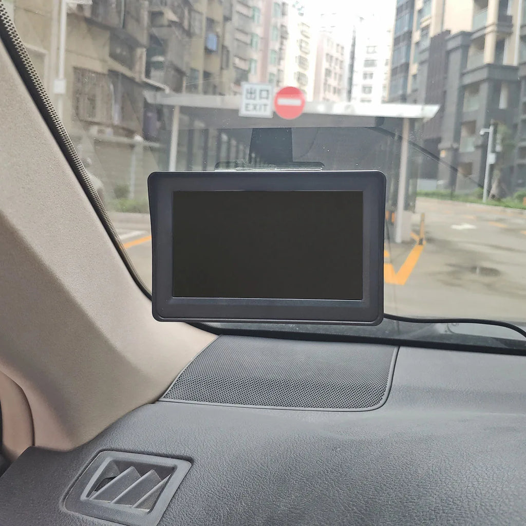 DIYKIT 4.3inch AHD 800*480 Rear View Car Monitor Backup Monitor for AHD Camera CVBS Car Camera