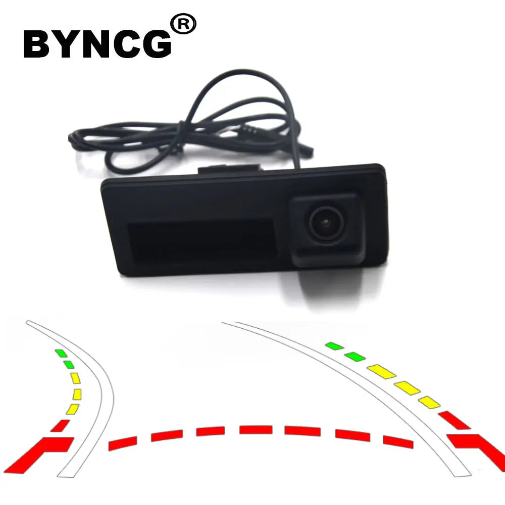 Tailgate Handle Rear View Camera for Audi A4 A5 Q5 VW Golf Passat Tiguan, HD CCD Parking Backup Camera