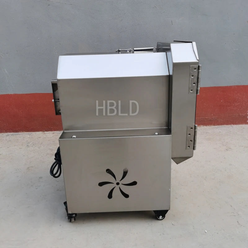 Commercial Restaurant Electric Vegetable Slicer Fully Automatic Onion Green Vegetable Leek Chopper Kitchen Home Appliance