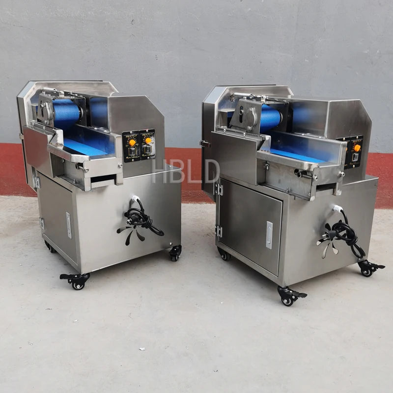 Commercial Restaurant Electric Vegetable Slicer Fully Automatic Onion Green Vegetable Leek Chopper Kitchen Home Appliance