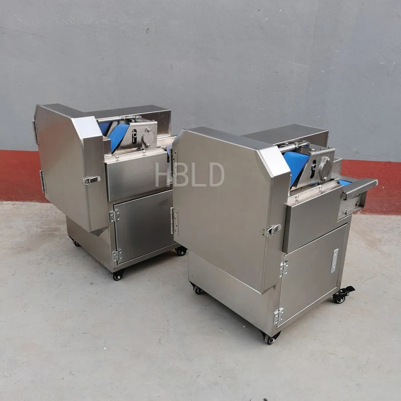 Commercial Restaurant Electric Vegetable Slicer Fully Automatic Onion Green Vegetable Leek Chopper Kitchen Home Appliance