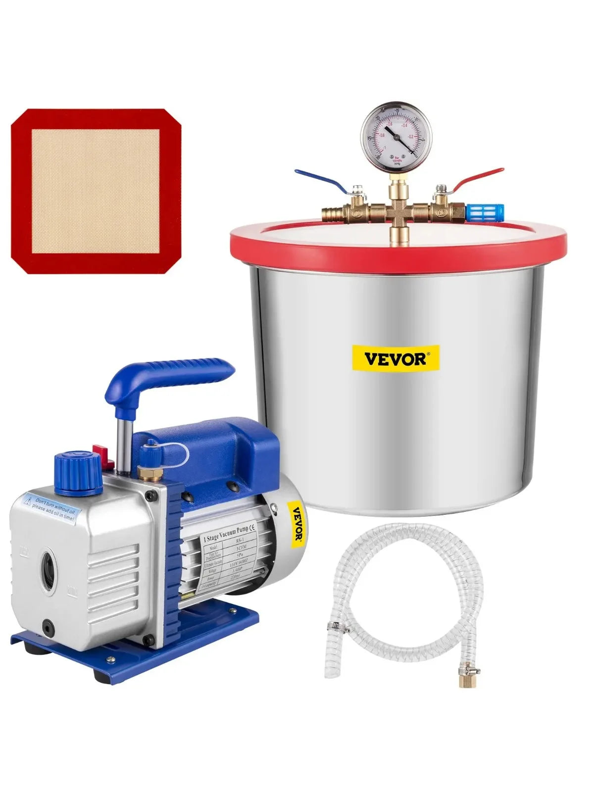 VEVOR Pro Leg Stretcher 220LBS Leg Stretch MachineVacuumPump