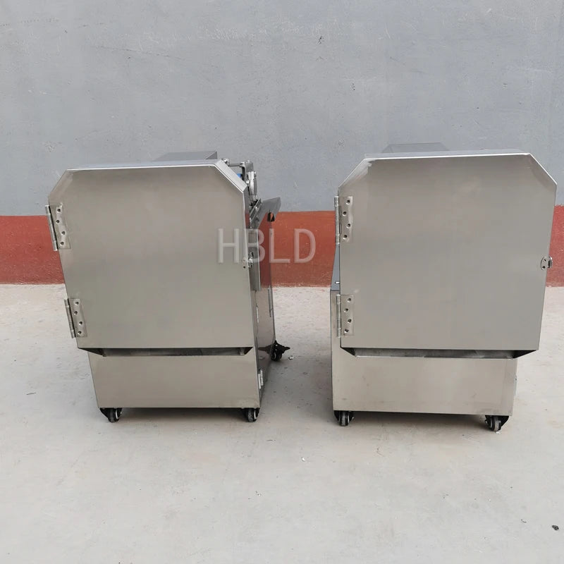 Commercial Restaurant Electric Vegetable Slicer Fully Automatic Onion Green Vegetable Leek Chopper Kitchen Home Appliance