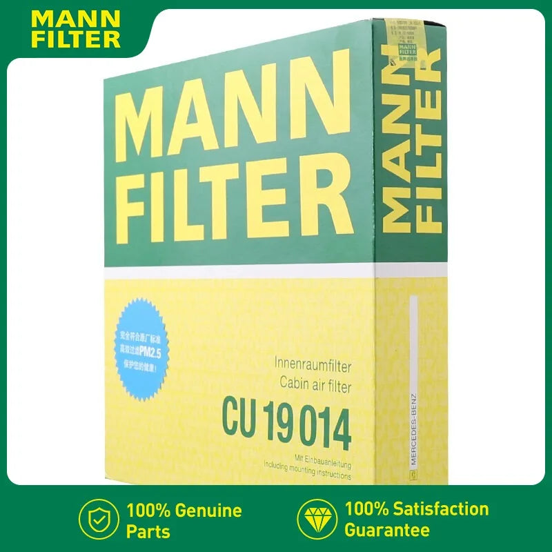 For Mercedes-Benz GLE300D GLE350 GLE350DE AMG GLE63 GLE450 GLE350D 2018-2026 V167 C167 MANN FILTER Cabin Air Filter CU19014