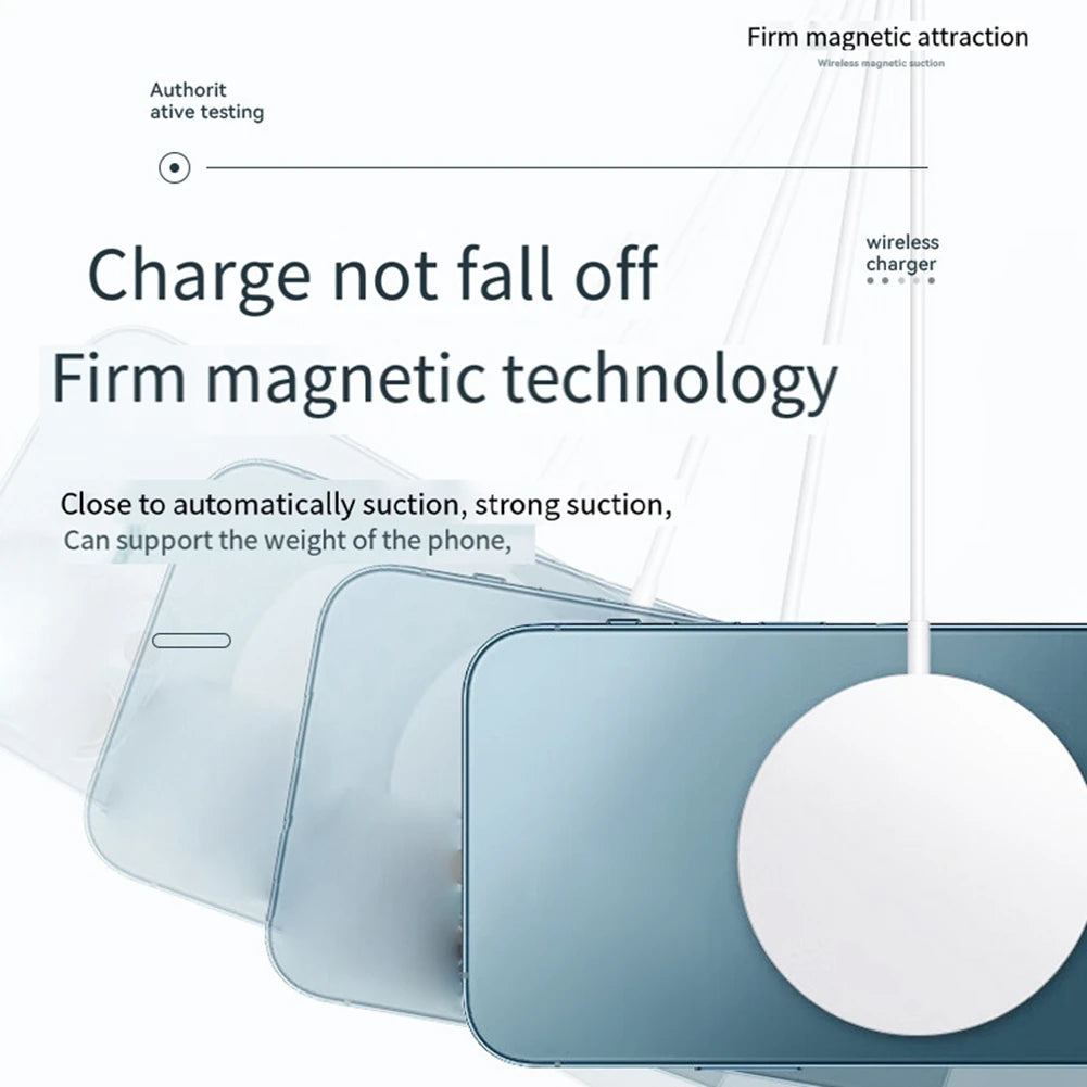 Wireless Charger 15W Magnetic Wireless Charger For Iphone 12 13 14Promax 15Pro XR Xsmax Type-C