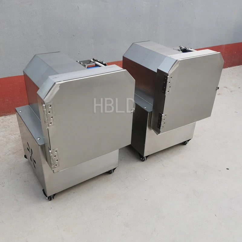 Commercial Restaurant Electric Vegetable Slicer Fully Automatic Onion Green Vegetable Leek Chopper Kitchen Home Appliance